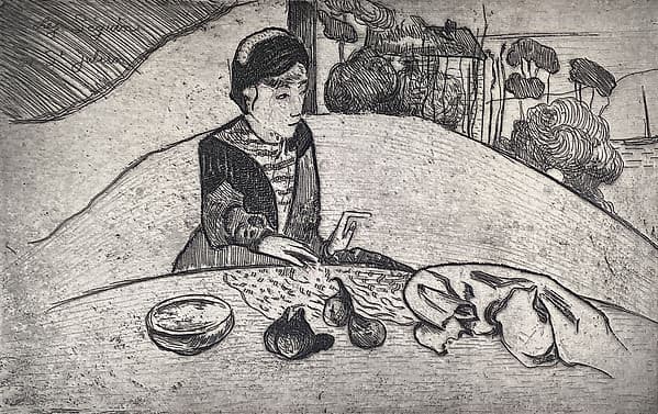 Woman with Figs, by Paul Gauguin