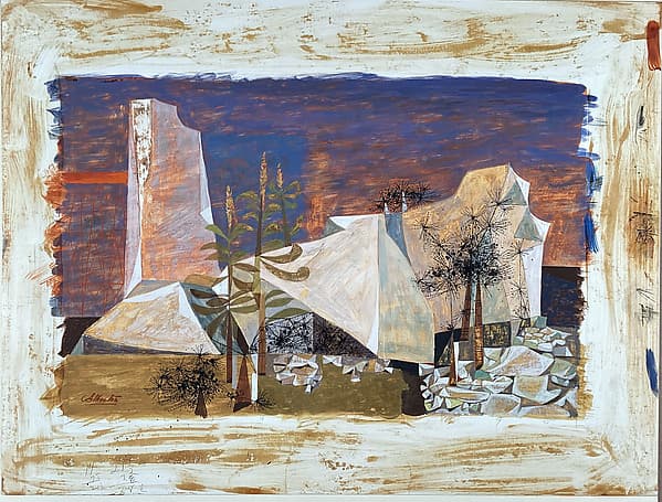 Rocks and Weeds, by John Atherton