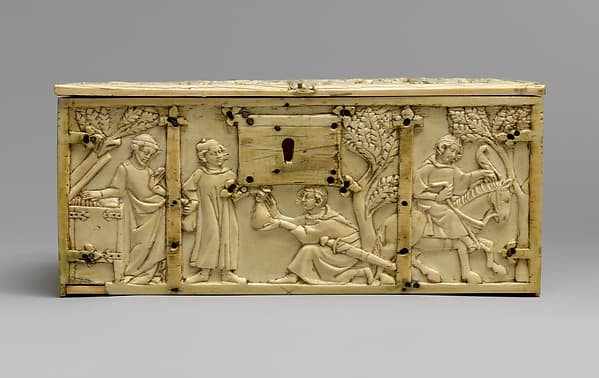 Box with the Parable Prodigal Son and Scenes of Lovers