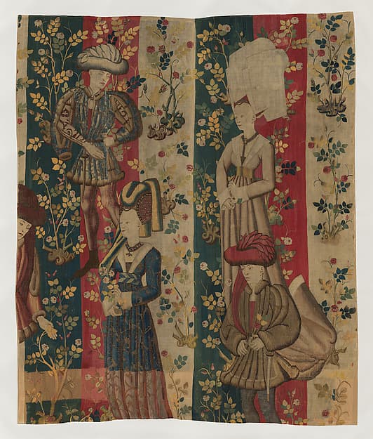 Courtiers in a Rose Garden: Two Ladies and Two Gentlemen