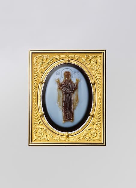 Cameo of the Virgin and Child, by Adrien Jean Maximilien Vachette