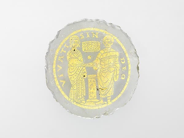 Bowl Base with a Marriage Scene