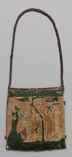 Purse with scenes from the story of Patient Griselda