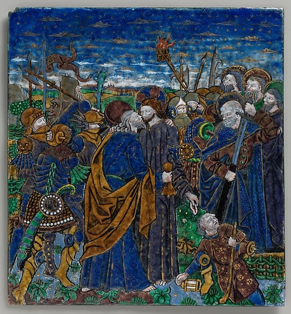 Plaque with The Betrayal of Christ, by Monvaerni