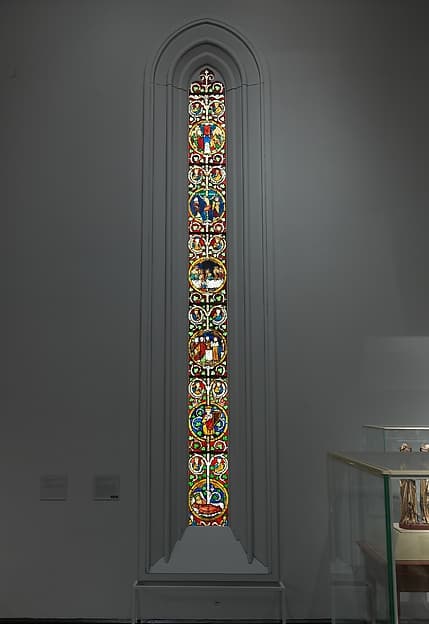 Tree of Jesse Window: The Reclining Jesse, King David, and Scenes from the Life of Jesus