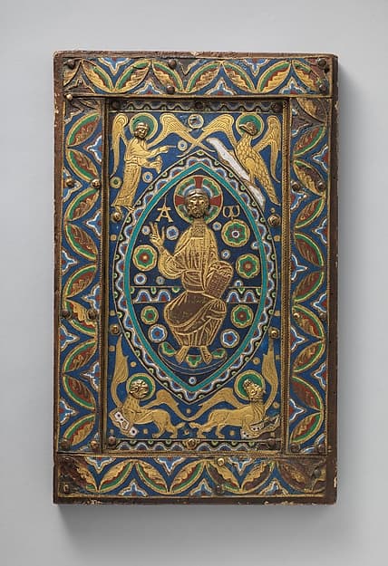 Book-Cover Plaque with Christ in Majesty