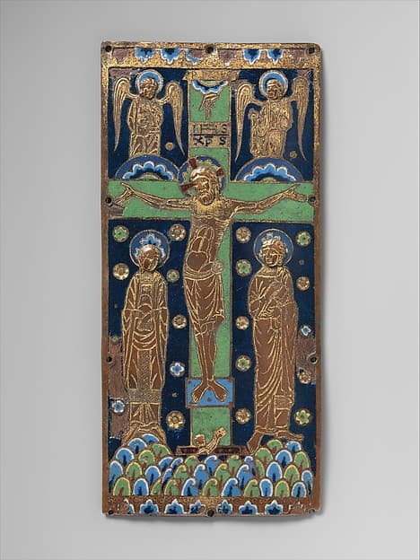 Book Cover Plaque with the Crucifixion
