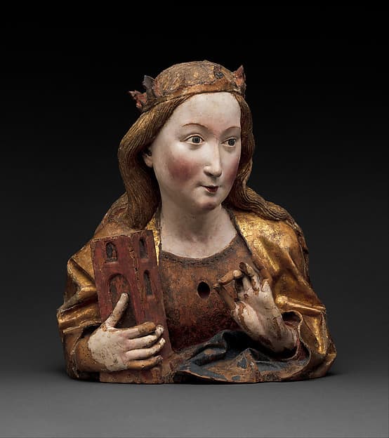 Reliquary Bust of Saint Barbara, by Niclaus Gerhaert von Leyden