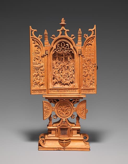 Miniature Altarpiece with the Crucifixion