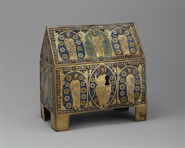 Chasse with Christ in Majesty and Apostles