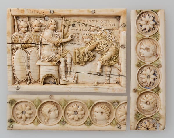 Plaque with Scenes from the Story of Joshua