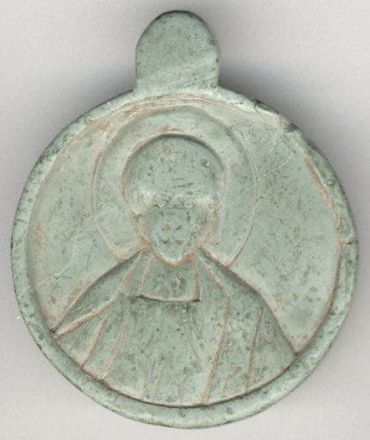 Medallion with the Head of a Saint