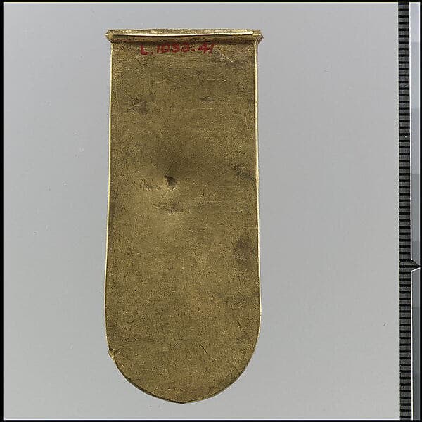 Gold Strap End (Unfinished)