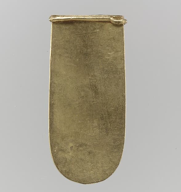 Gold Strap End (Unfinished)