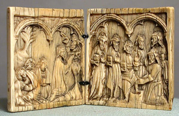 Diptych with Scenes from the Passion