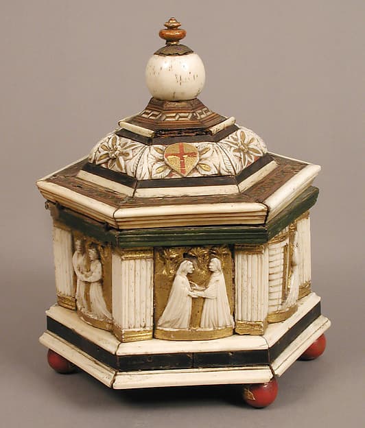 Hexagonal Casket, by North Italian Workshop