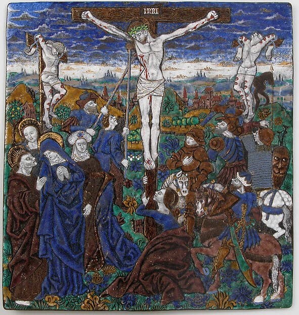 Plaque with the Crucifixion, by Monvaerni