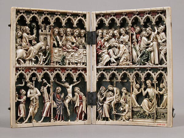 Diptych with Scenes from the Passion