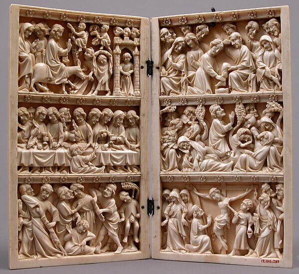 Diptych with Scenes from the Passion of Jesus