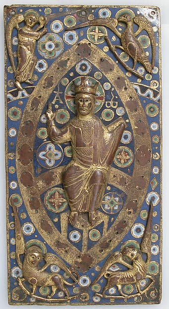 Book Cover Plaque with Christ in Majesty