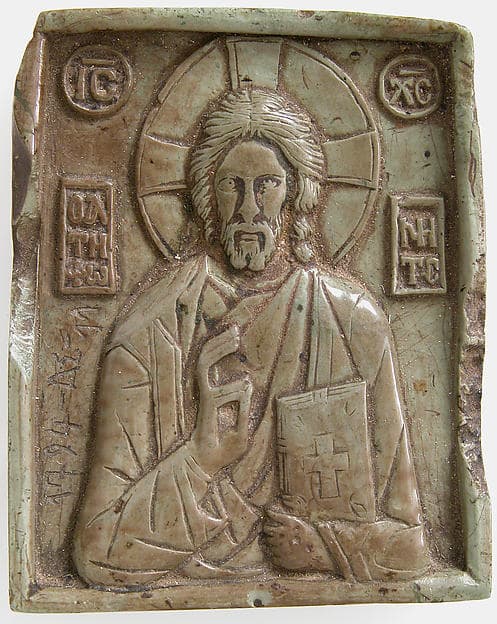 Icon with Christ Pantokrator