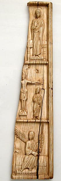 Wing of an Ivory Triptych with Scenes from the Life of Christ