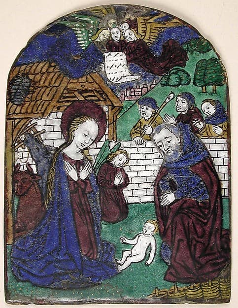 Plaque with Adoration of the Shephards, by Monvaerni