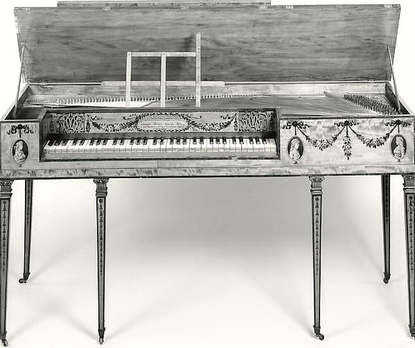 Square Piano, by John Preston