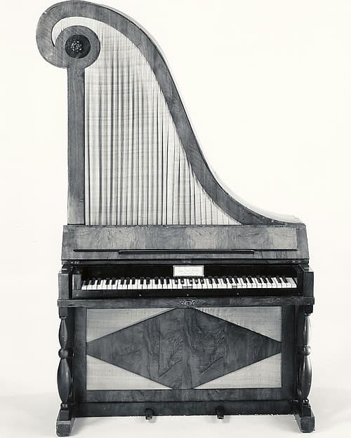 Upright (Giraffe) Piano, by Johann Jacob Könnicke