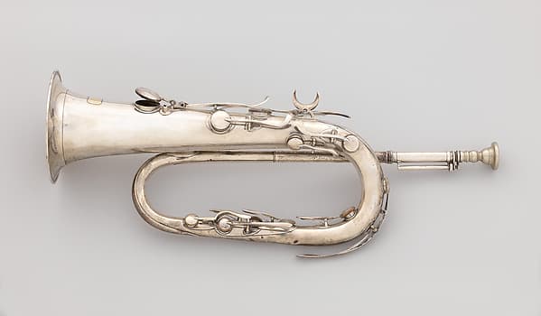 Keyed bugle in E-flat, by Henry Sibley
