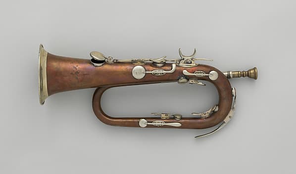 Keyed Bugle in E (originally E-flat?), by Graves & Company