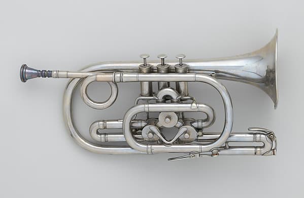 Rotary Valve Cornet, by Isaac Fiske