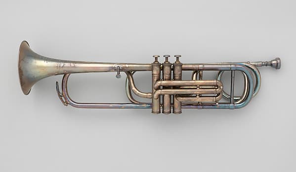 Valve Trumpet in F, by Courtois & Mille