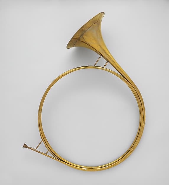 Trompe de Chasse in D, by Courtois père