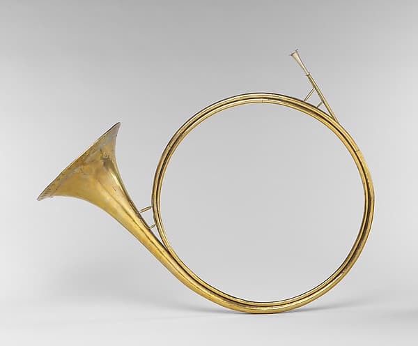 Trompe de chasse "Dauphine", by Cretien workshop, Paris (c.1690 – post 1737)