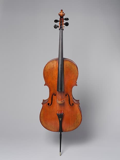 Violoncello, by August Martin Gemünder
