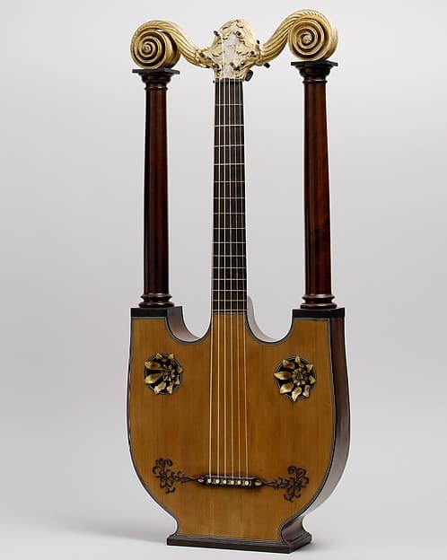 Lyre Guitar, by Joseph Pons