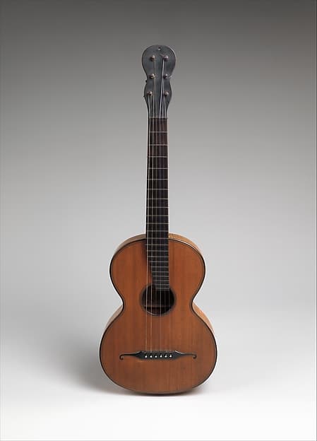 Guitar, by Johann Anton Stauffer