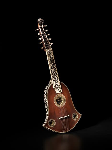 Cittern, by Joachim Tielke