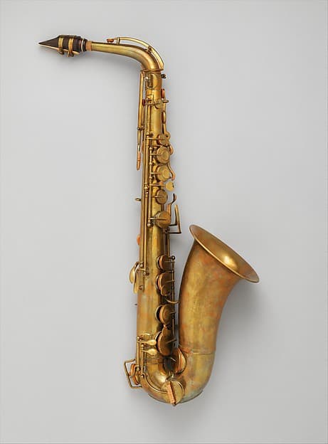 Alto saxophone in E-flat, by Adolphe (Antoine Joseph) Sax