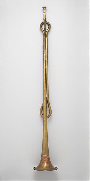 Fanfare trumpet in E-flat, by Adolphe (Antoine Joseph) Sax