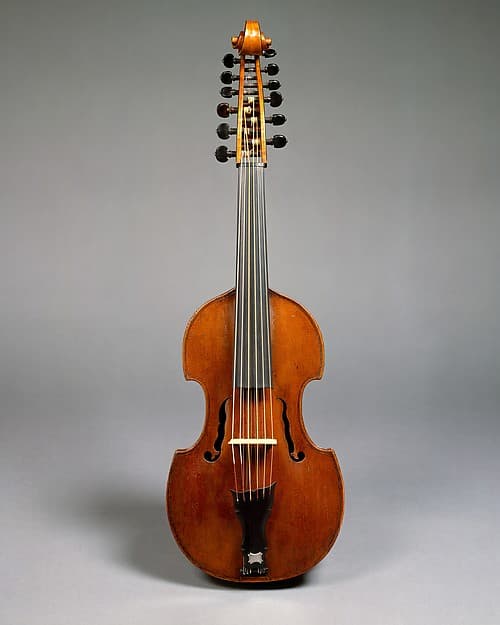 Viola d'Amore, by Joseph Gagliano (1742–1820)