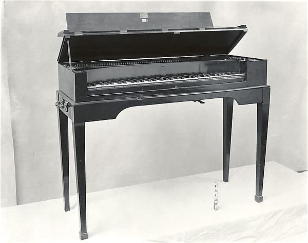 Square Piano, by Corneille Charles Emanuel van der Does