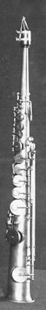 Soprano saxophone in B-Flat, by Adolphe (Antoine Joseph) Sax