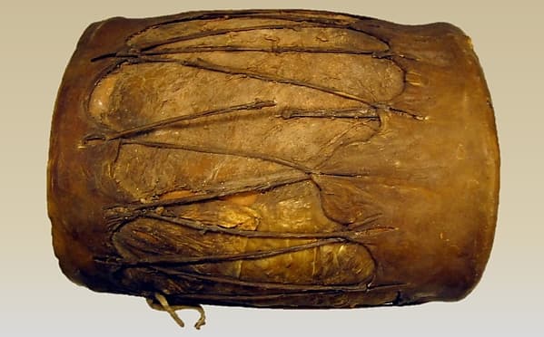 Drum, by Hopi Tribe; Shoshonean family