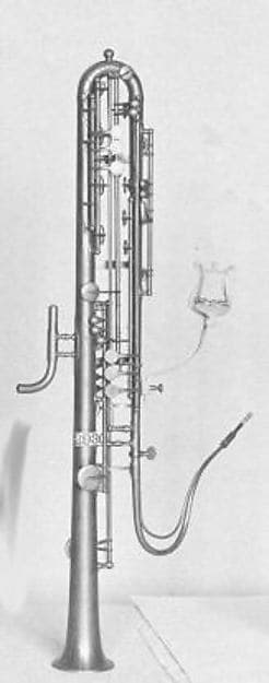Tenor Sarrusophone in B flat, by Gautrot-Marquet