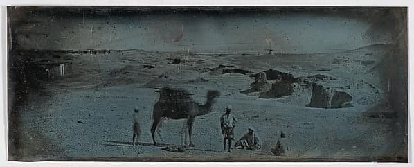 Desert near Alexandria (74. Près d’Alexandrie. Le désert. 1842.), by Joseph-Philibert Girault de Prangey