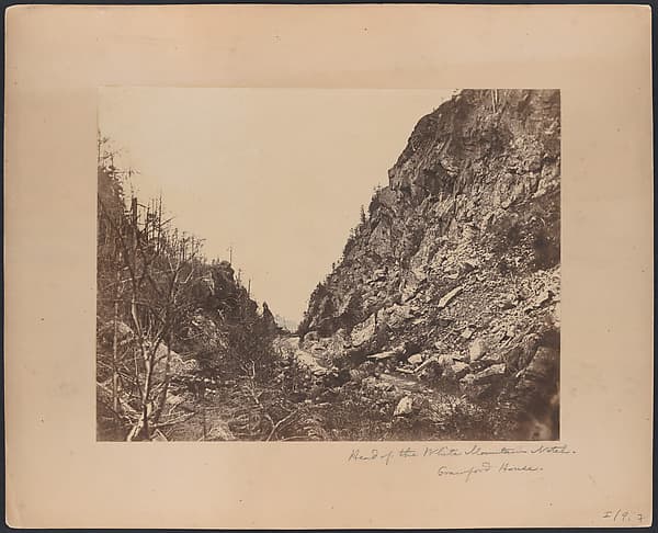 Head of the White Mountain Notch, Crawford House, by James Wallace Black