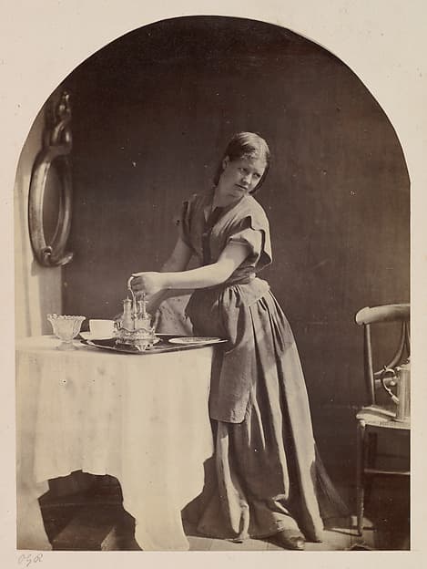 English Fashion at Breakfast, by Oscar Gustav Rejlander
