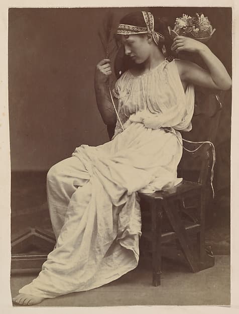 Flora Contemplating Vanity, by Oscar Gustav Rejlander